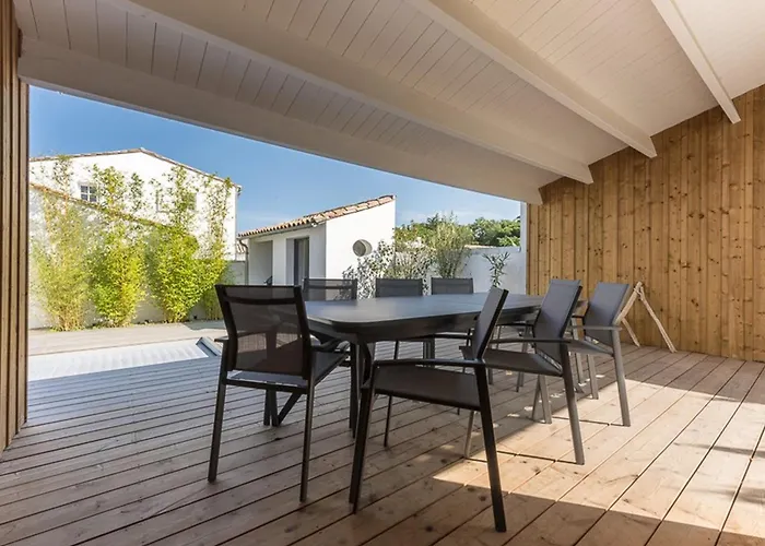 Maison Familiale Pour 10 Avec Patio Et Piscine A - Fr-1-835-29 Villa La Flotte