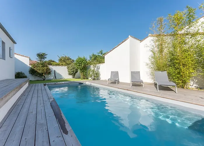 Villa Maison Familiale Pour 10 Avec Patio Et Piscine A - Fr-1-835-29 La Flotte